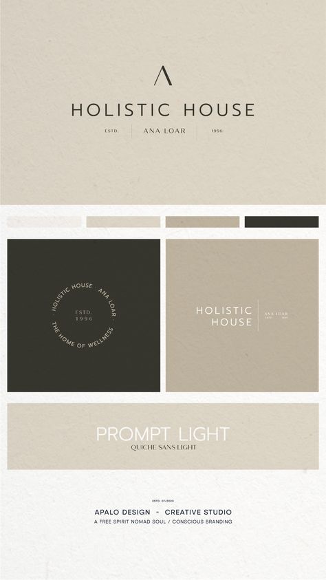 Holistic Wellness Center Design, Wellness Center Branding, Wellness Studio Design, Luxury Wellness Branding, Wellness Center Design Interiors, Yoga Studio Branding, Scandinavian Wellness, Med Spa Branding, Holistic Logo Design