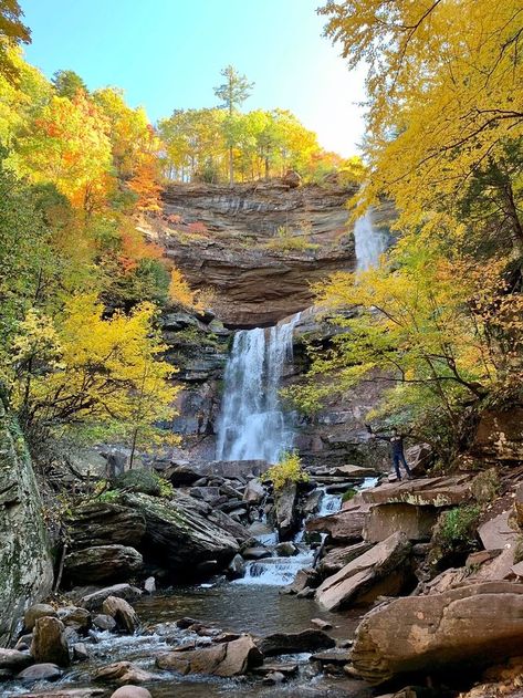 The Kaaterskill Falls Trail In New York Is A 2.6-Mile Out-And-Back Hike With A Waterfall Finish Montreal Trip, Waterfall Features, Catskill Mountains, Waterfall Hikes, Wild Forest, Water Fall, Fall Hiking, Famous Landmarks, Upstate New York