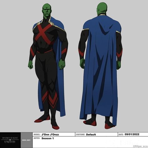 Martian Manhunter Concept Art, Luis Filipe Art, Martian Manhunter Fanart, Martian Manhunter Redesign, Justice League Redesign, Martin Manhunter, Martian Manhunter Art, Justice League Animated, Superhero Art Projects