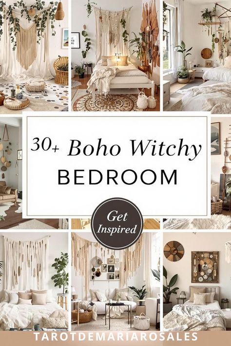 Cozy Boho Interior, Boho Vintage Bedroom Aesthetic,Witchy Bedroom Ideas Cozy, Acotar Room Aesthetic, Boho Celestial Bedroom, Alt Bedroom Ideas Grunge, Boho Witchy Bedroom Ideas, Book Bedroom Aesthetic Cozy, Holistic Living Room Holistic Living Room, Acotar Room, Alt Bedroom Ideas, Bedroom Alt, Boho Vintage Bedroom, Book Bedroom Aesthetic, Alt Bedroom, Boho Witchy Bedroom, Vintage Bedroom Aesthetic