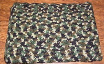 Camo Crochet Blanket, Camo Yarn, Ripple Afghan, Crocheted Things, Japanese Crochet, Crochet Symbols, Crochet Afgans, Rug Yarn, Crochet Tips