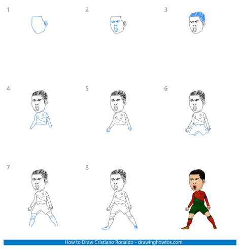 Ronaldo Drawing Easy, Cristiano Ronaldo Shoes, Ronaldo Shoes, Ronaldo Drawing, Kingsley Coman, Drawing Shoes, Easy Drawing Guides, Portugal National Team, Drawing Guides