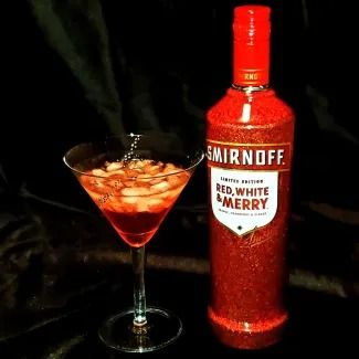 Drink & Be Merry New, Fun Ways, From Smirnoff And Fly Wines Smirnoff Red White And Merry Cocktails, Red White And Merry Cocktails Smirnoff, Red White And Merry Cocktails, Smirnoff Red White And Merry, Smirnoff Red White And Berry Recipes, Smirnoff Recipes, Smirnoff Drinks, Smirnoff Red, Cosmo Recipe