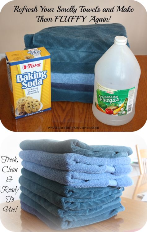 'An EASY Remedy for Stinky Towels...!' (via mommy's reviews) Stinky Towels Remedy, Stinky Towels, Whiten Clothes, Musty Towels, Smelly Towels, Towel Cleaning, Cleaning Habits, Remove Mold, Black Mold