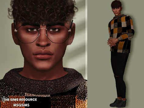 Sims 4 Cc Black Male Hair Curly, Cc Men, Clare Siobhan, Sims 4 Curly Hair, Cc Skin, Male Sims, Sims 4 Hair Male, Alpha Cc, Sims 4 Tsr