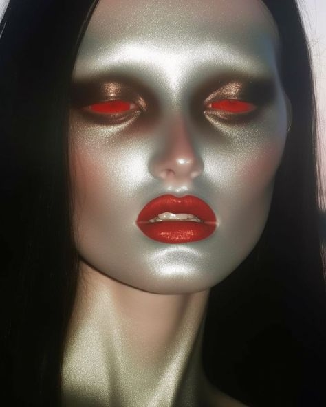 « How will AI and Midjourney affect the beauty industry? » @dazedbeauty @lisamchlik @gilanselmi 🗡️ Discover the full article on… | Instagram Drag Make-up, Cindy Sherman, Drag Makeup, Goth Makeup, Creative Makeup Looks, Sfx Makeup, Ex Machina, Editorial Makeup, Costume Makeup