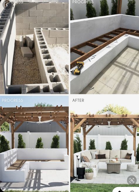 Backyard Refresh, Hardscape Backyard, Moderne Have, Backyard Seating, Landscape Designs, Outdoor Gardens Design, Backyard Inspo, Backyard Garden Design, Backyard Makeover