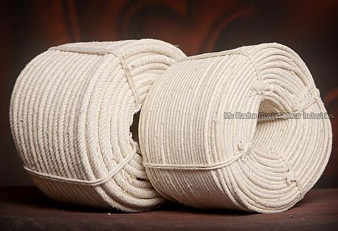 Cotton Rope Coil Coiled Fabric Bowl, Clothesline Basket, Rope Rug, Diy Rope Basket, Basket Weaving Diy, Coiled Fabric Basket, Rope Projects, Coiled Rope, Rope Diy