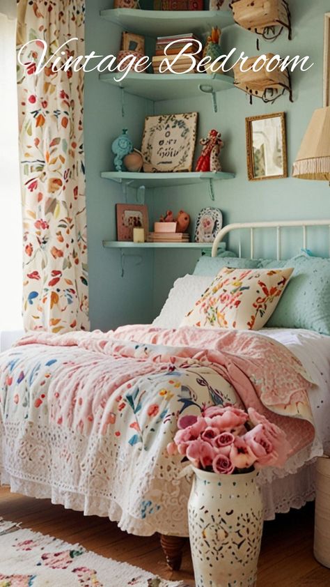 Vintage Bedroom with Bookshelf Pioneer Woman Wallpaper, Bold Floral Wallpaper, Kitchen Cabinet Pantry, Tall Pantry Cabinet, Cookware Organization, Cabinet Pantry, Pan Rack, Pantry Storage Cabinet, Kitchen Pantry Storage