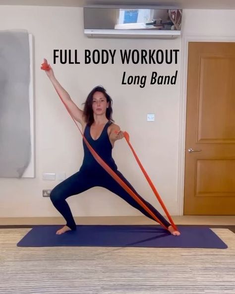 Tania Franses on Instagram: "💙🔥 FULL BODY LONG BAND WORKOUT🔥💙

Happy Monday 😍 What a sad night for England 🥲 It was amazing to get this far and boy did we come so close. The England team was so AMAZING 🎉 Fingers crossed hopefully we’ll win next time 🙌🏼
In the meantime, here’s a fabulous Full Body workout using the Long Band designed to strengthen your ENTIRE body 😌

————————————————————————
Like 🌟 Save 🌟Share 🌟 Do 🌟
————————————————————————

TIPS:
💙 Do each move x1 minute on each side (where applicable)
💙 My band is a light resistance Long Band and measures 195cm in length 
💙 Focus on quality + not quantity
💙 Engage your core + breathe fluidly throughout
💙 Enjoy😉

This workout is from the NEW 30 minute Long Band workout just released on the Peacock Pilates App and if yo Pilates Resistance Band Exercises, Long Band Workout, Pilates Matwork, Quality Not Quantity, England Team, Band Workouts, Monday Workout, Pilates Body, Resistance Band Workout