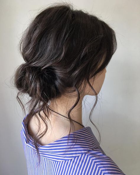 Low Bun Hair Inspiration | 19 Low Buns That Prove It's the Prettiest Low-Maintenance Hairstyle Yet | POPSUGAR Beauty Low Bun Hair, Low Buns, Ballroom Hair, Low Bun Hairstyles, Cute Ponytails, Hair Bun Tutorial, Braided Ponytail Hairstyles, Low Maintenance Hair, Popsugar Beauty