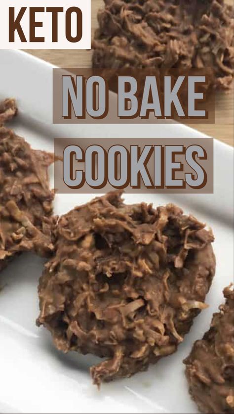 If you were looking for the Best keto dessert, you will love these easy keto no bake cookies. This is the best keto no bake cookie recipes that is fast to make it taste amazing. You will love these keto coconut no bake cookies. No Bake Keto Cookies, Keto No Bake Cookies, No Bake Coconut Cookies, No Bake Cookie Recipe, Keto No Bake, Keto Oatmeal, No Bake Cookie, Keto Treats, Keto Cookie Recipes