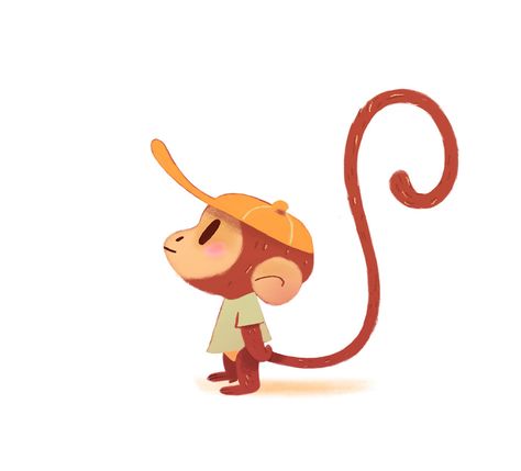 Monkey Drawing, Monkey Illustration, Monkey Tattoos, Cartoon Monkey, Monkey Art, A Monkey, Cute Monkey, Character Design References, Childrens Illustrations