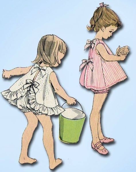 Vintage Toddler Sewing Patterns, Vintage Kids Fashion, Toddler Patterns, Vintage Childrens Clothing, Vintage Kids Clothes, Childrens Sewing Patterns, Stylish Kids Outfits, Vintage Girls Dresses, Vintage Toddler