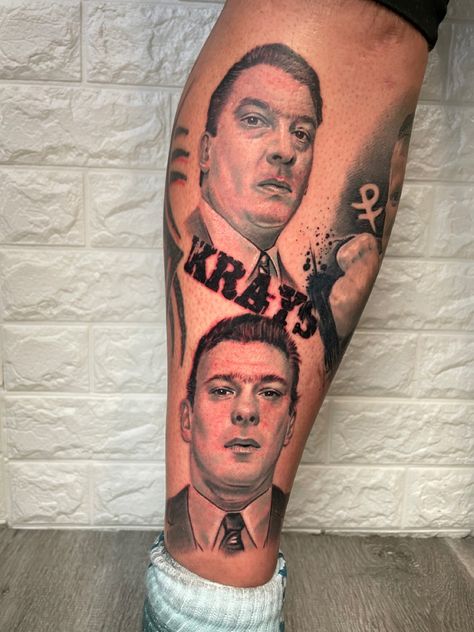 Twins Portrait, Kray Twins, Small Tattoos, New Work, Portrait Tattoo, Twins, Tattoos, Quick Saves