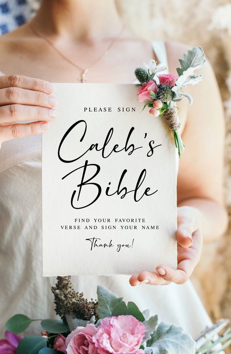 Please Sign Baby Bible, Baby Shower Guest Book Sign, Bible Guestbook Sign, Bible Verse Printables, Baby Shower Guestbook, Digital Download Christian Baby Shower Ideas, Baby Shower Guest Book Sign, Bible Verse Printables, Christian Baby Shower, Baby Shower Guestbook, Baby Bible, Baby Shower Brunch, Baby Shower Guest Book, Baby Shower Guest