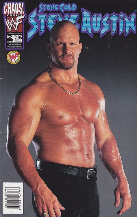 Wwe Steve Austin, Chaos Comics, The Hunted, Steven Grant, Stone Cold Steve Austin, Photo Cover, Wrestling Stars, Wwe Legends, Stone Cold Steve