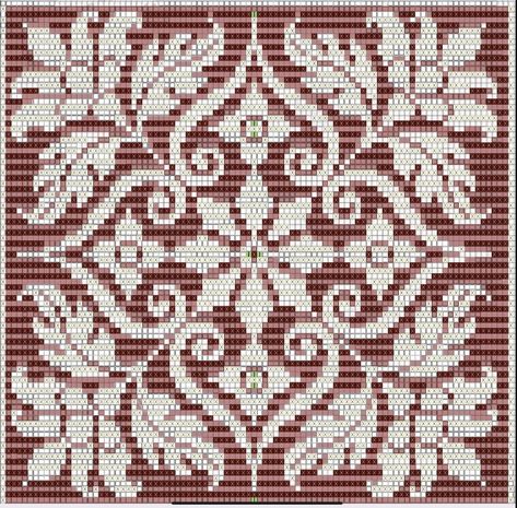 Mosaic Crochet Patterns, Írska Čipka, Confection Au Crochet, Mosaic Crochet, Fillet Crochet, Pixel Crochet, Tapestry Crochet Patterns, Crochet Design Pattern, Pola Kristik