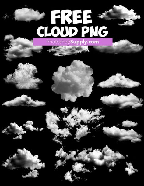 Cloud Svg Free, Photoshop Cloud, Cloud Brush Photoshop, Cloud Png Cartoon, Clouds Transparent Background, Clouds Png, Cloud Clipart Black And White, Canva Graphics, 3d Clouds