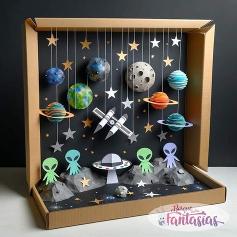 Solar Planet Project For Kids, Science Project Solar System, Solar System Projects For Kids 3rd, Diy Space Crafts, Space Project Ideas, School Science Project Ideas, Solar System Model Project, Diy Solar System Project, Science Project Working Model