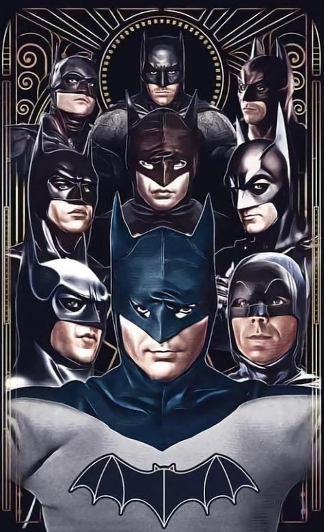 Batman Animation, All Batman, Adam West Batman, Batman Collection, Michael Keaton Batman, Batman Detective, Batman Movies, Lego Poster, Ben Affleck Batman