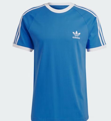 What made the CARRY ON cut! Camisa Adidas, Adidas 3 Stripes, Fancy Restaurants, Adidas Original, Tailored Shirts, Blue Adidas, Adidas Online, Striped Tee, Oversized Shirt