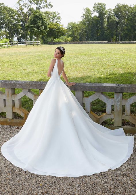 Sara Wedding Dress | Morilee Neck Wedding Dress, Boda Mexicana, Dress Gallery, V Neck Wedding Dress, Mori Lee, Tulle Ball Gown, Plus Size Wedding, Wedding Dresses Unique, Bridal Wedding Dresses