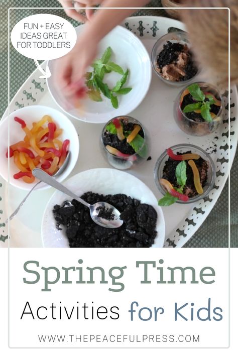 Spring & Easter themed crafts for toddlers, plus early childhood educational activities. These Spring time homeschool activities are great for preschool unit studies or to create a first day of Spring bucket list. Includes books for 2 year olds through Kindergarten with Easter & Spring themes. Explore printable homeschool curriculum focusing on the importance of early childhood education in the toddler & preschool years. Sign up to receive a week of sample curriculum at ThePeacefulPreschool.com First Day Of Spring Activities Preschool, First Day Of Spring Activities, Spring Time Activities, Books And Crafts, Sarah Mackenzie, Peaceful Press, Passover Crafts, Spring Preschool Activities, Spring Bucket List