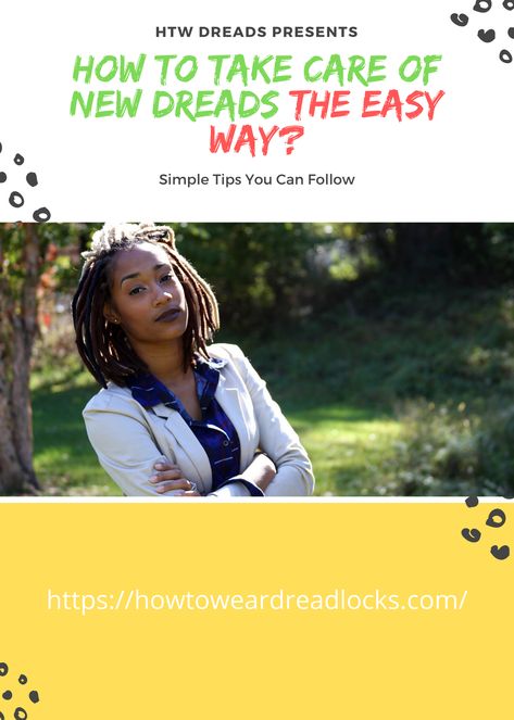 There are simple steps you can follow to take care of your starter dreads? Check them out now! #dreadlocks #starterdreads #locs Starter Dreads, Dreads Care, New Dreads, Clean Hair, How To Take, Take Care Of Yourself, Locs, Take Care, Dreadlocks