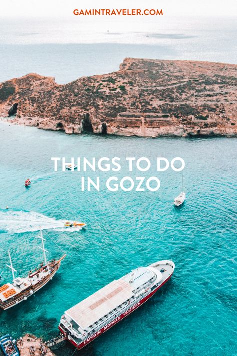 Our full travel guide to Gozo, in Malta: Things to do in Gozo, Places to visit in Gozo, Food to try in Gozo #malta #visitmalta #gozo #visitgozo #maltatourism #europe #europetrip #beachesingozo #travelguidetogozo via @gamintraveler Berlin Itinerary, Travel Malta, Malta Travel Guide, Gozo Malta, Malta Beaches, Food To Try, Malta Gozo, Malta Travel, Malta Island