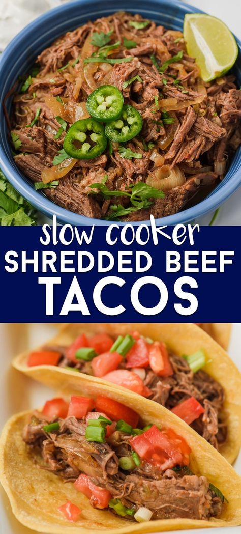 Crockpot Tri Tip Recipes Mexican, Tri Tip Nachos Recipes, Shredded Beef Tacos Crockpot, Crockpot Beef Tacos, Mexican Crockpot, Crockpot Shredded Beef, Pineapple Guacamole, Slow Cooker Shredded Beef, Taco Salat