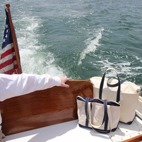 Ll Bean Boat And Tote, Salt Water New England, Boat And Tote, Beach Cups, England Aesthetic, Boat Bag, England Beaches, Diamond Monogram, Boat Tote