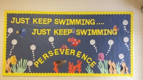 Character ed Perseverance board for March. Perseverance Bulletin Board Ideas, Perseverance Bulletin Board, Christian Easter Bulletin Board Ideas, Room Door Ideas, Counseling Corner, Classroom 2023, Easter Bulletin Boards, Kindergarten Bulletin Boards, Christian Bulletin Boards