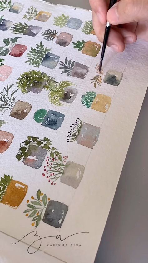 Learn Watercolor Painting, Art Tutorials Watercolor, Watercolor Paintings For Beginners, Diy Watercolor Painting, Watercolor Projects, Watercolor Paintings Easy, Watercolor Flower Art, Watercolor Painting Techniques, Diy Watercolor