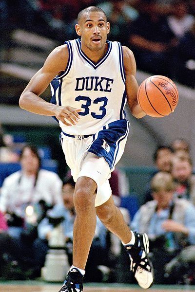 Meet Grant Hill, a gifted all-rounder player who dedicated his hard work in 19 seasons of the NBA. Duke Blue Devils Basketball, College Basketball Players, Grant Hill, Coach K, College Basketball Jersey, Nba Legends, Duke Blue Devils, Ncaa Basketball, Duke Basketball