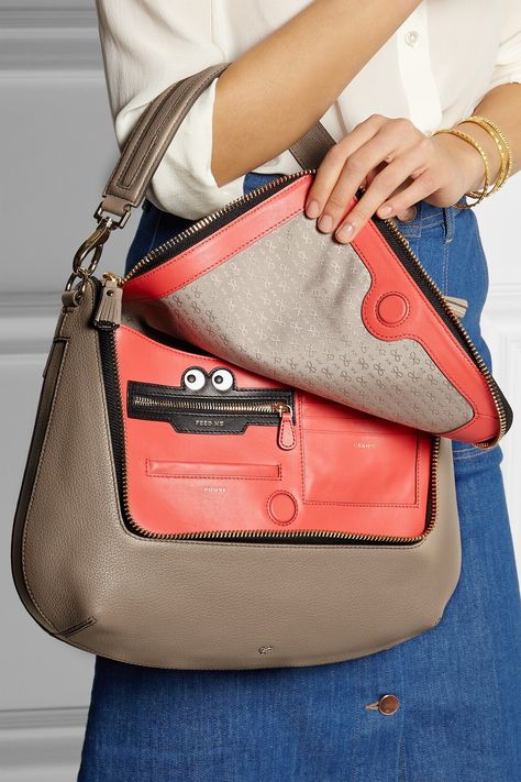 Anya Hindmarch Anya Hindmarch Bag, Taupe Bag, Leather Bag Design, Bags For Sale, Jeans Skirt, Handbag Heaven, Googly Eyes, Jennifer Fisher, Anya Hindmarch