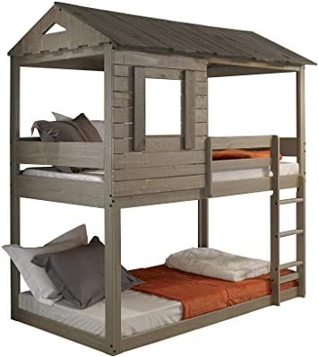 Kids Wooden House, Farmhouse Bunk Beds, Convertible Bunk Beds, Wooden Bunk Bed, Twin Over Twin Bunk Bed, Wooden Bunk Beds, Twin Bunk Bed, Metal Bunk Beds, Top Beds