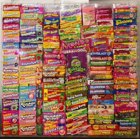 Jeff Nelson Bubblegum Collection - Case 012 Extra Gum Flavors, Gum Collection, Buble Gum, Extra Gum, Bubble Yum, Picnic Snacks, Gum Flavors, Bubble Gum Flavor, Monster Crafts