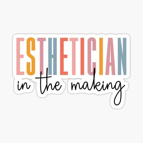 Esthetician Loading, Esthetics Stickers, Esthetician Humor, Esthetician School, Esthetician Marketing, Beauty Room Design, Job Fair, Skincare Brand, Sticker Patches