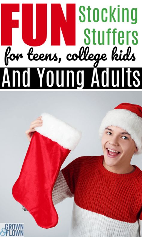 Teenage Christmas Crafts, Stocking Stuffers For College Students, Stocking Stuffers For Young Adults, Young Adult Christmas Gifts, Christmas Morning Traditions, Sticking Stuffers, Christmas Questions, Adulting Tips, Diy Stocking