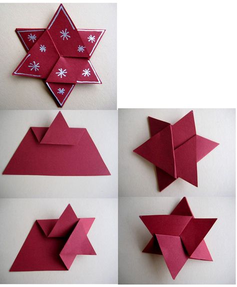 Origami Star, Paper Christmas Decorations, Christmas Gift Basket Ideas, Christmas Origami, Origami Stars, Christmas Gift For Mom, Origami Crafts Diy, Gift Basket Ideas, Paper Crafts Origami