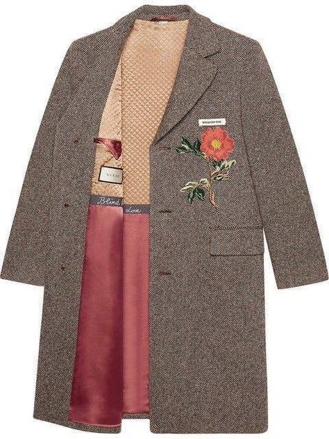 Gucci Fashion Show, Gucci Coat, Fashion Themes, Man Style, Winter Mode, 가을 패션, Mode Inspiration, Fashion Details, Wool Coat