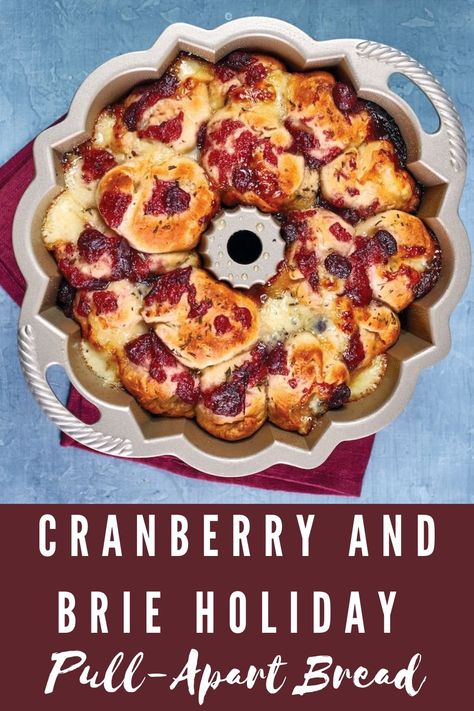 Cranberry and Brie Holiday Pull-Apart Bread #cranberry #brie #pullapartbread #holidaybread #holidayrecipes #bakedbrie https://parade.com/713822/parade/cranberry-and-brie-holiday-pull-apart-bread/ Baked Bread And Brie Wreath, Holiday Nog Pull Apart Bread, Cranberry Brie Pull Apart Bread 12 Tomatoes, Brie And Cranberry Pastry Wreath, Cranberry And Brie Pull Apart Bread, Pull Apart Wreath Bread, Cranberry Brie Pull Apart Bread Half Baked Harvest, Brie And Cranberry Crescent Rolls, Cranberry Brie Monkey Bread