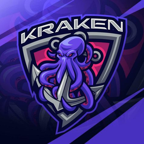 Kraken Logo, Mascot Logo Design, The Kraken, East Lake, Mascot Logo, Kraken, Cricut Ideas, Animal Illustration, Graphic Illustration