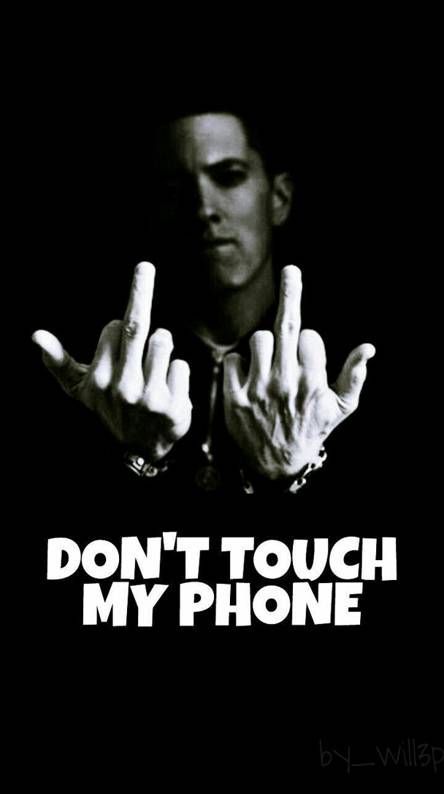 Eminem Wallpaper Iphone, Eminem D12, Eminem Wallpaper, Middle Finger Wallpaper, Eminem Poster, Marshall Eminem, Eminem Lyrics, Don't Touch My Phone, Eminem Wallpapers