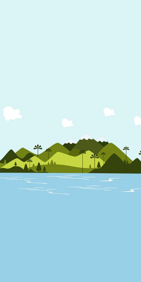 Island Vector Illustration, Mountain And Sea Illustration, Field Illustration, Astronaut Illustration, Sea Illustration, Oneplus Wallpapers, Vaporwave Wallpaper, Water Illustration, Galaxy Wallpaper Iphone