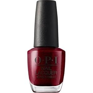 OPI Nail Lacquer I'm Not Really a Waitress | Opaque Dark Red Pearl Chip Resistant Nail Polish | Vegan, Fast Drying, Streak Free Red Pearl, Opi Nail Lacquer, Nail Lacquer, Dark Red, Beauty And Personal Care, Nail Polish, Nails, Red, Beauty