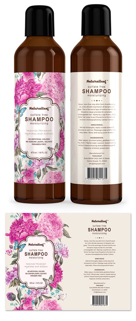 Hair Shampoo Label Template Herbal Shampoo Label Design, Shampoo Label Design, Skincare Label Design, Shampoo Packaging Design, Shampoo Label, Label Design Template, Cosmetic Labels Design, Label Produk, Shampoo Packaging