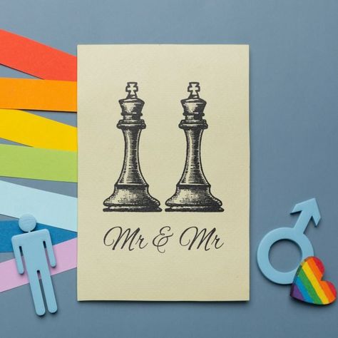 Sophisticated Wedding Invitations, Gay Wedding Invitations, King Chess Piece, King Chess, Finally Free, Stylish Wedding Invitation, Chic Baby Shower, Wedding Bachelorette Party, Birthday Themes For Boys