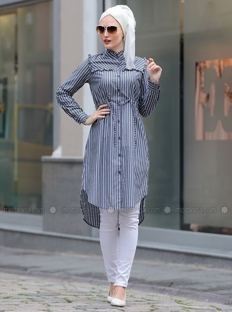 Modest Women, Modest Casual Outfits, Modern Hijab Fashion, Kurta Style, Mode Turban, Modest Fashion Hijab, Hijab Style Casual, Hijabi Fashion Casual, Hijabi Outfits Casual